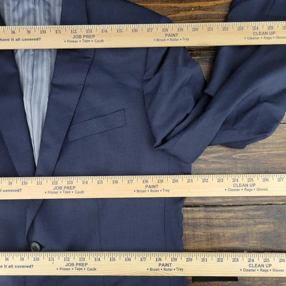 Banana Republic Men's Sport‎ Coat Blazer Suregon Tarbaldo Togna Wool Navy 42R